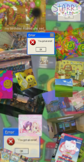 Nastagiacore, kidcore, webcore wallpaper