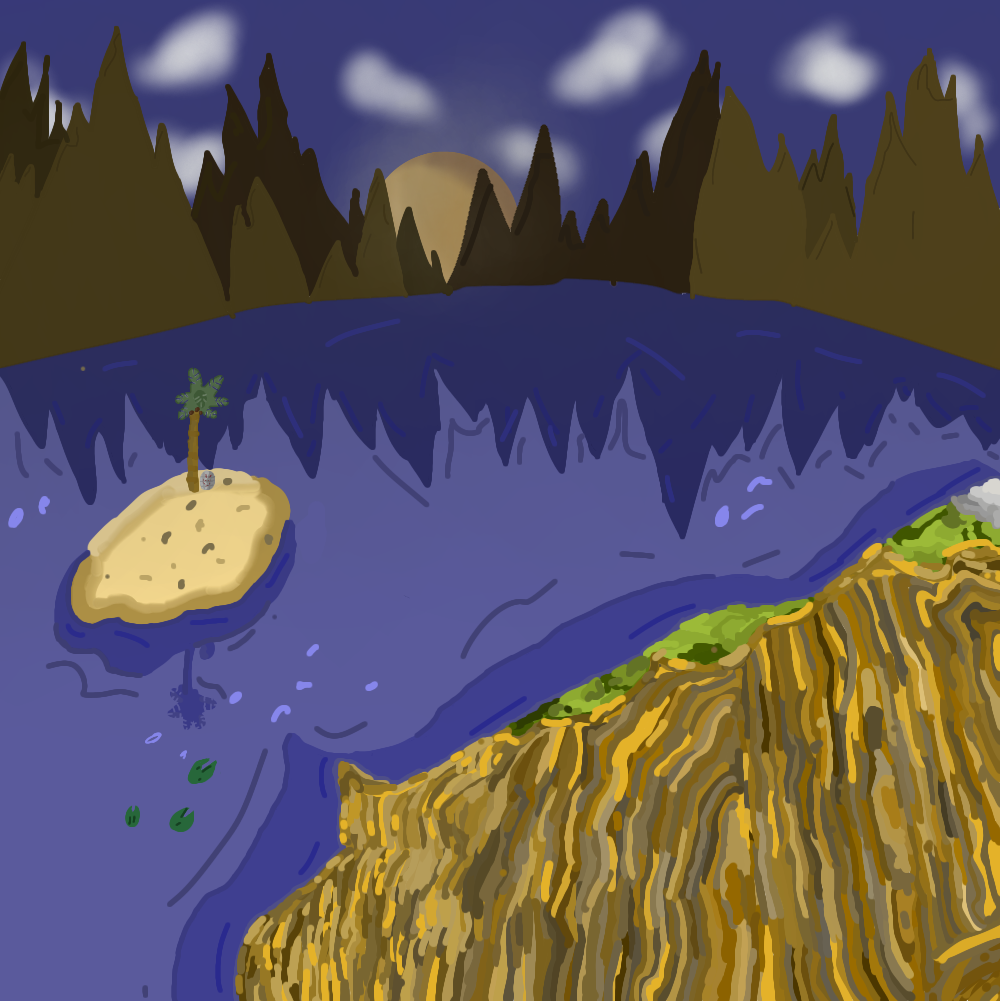 mist on a mountain - ibisPaint
