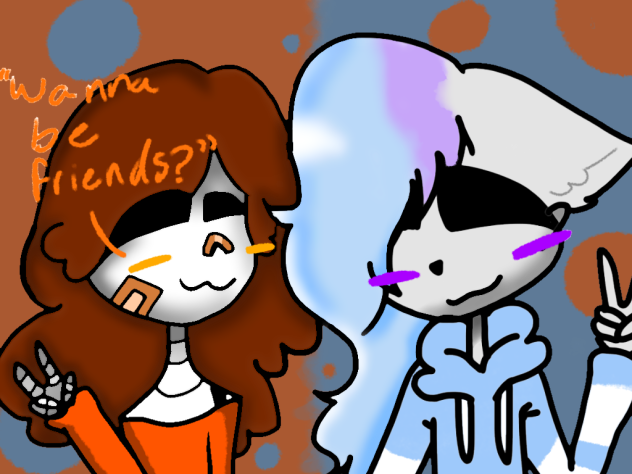 sashley fan art “wanna be friends”
