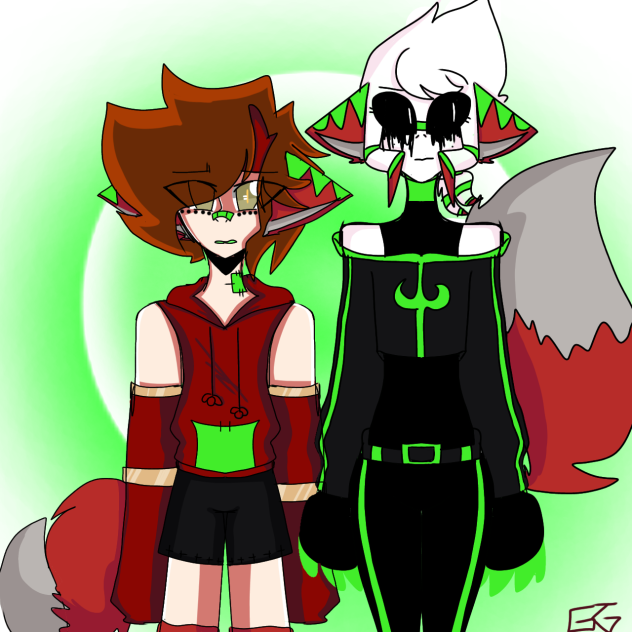 FoxPro5555 y 555[Trans] [Dibujo Remake] - ibisPaint