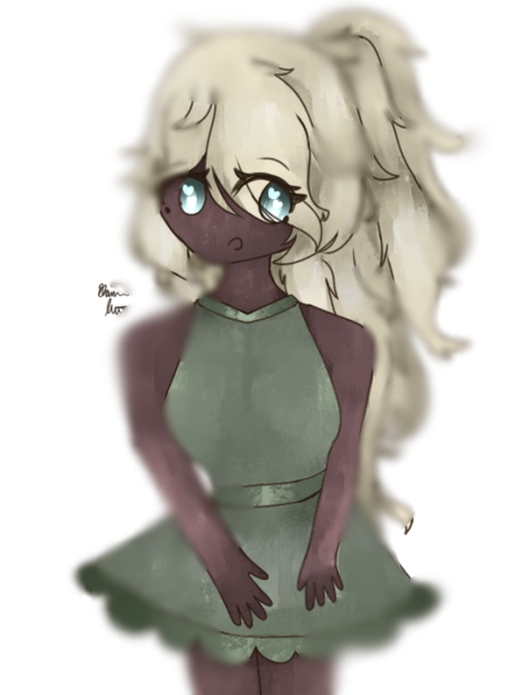 A Girl With a beautiful dress