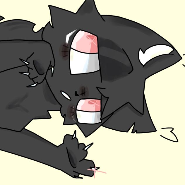 Edgy emo cat