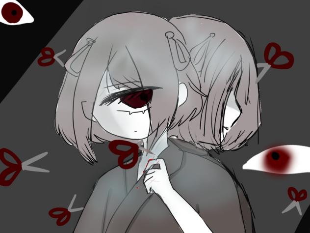 目がふたつある自分