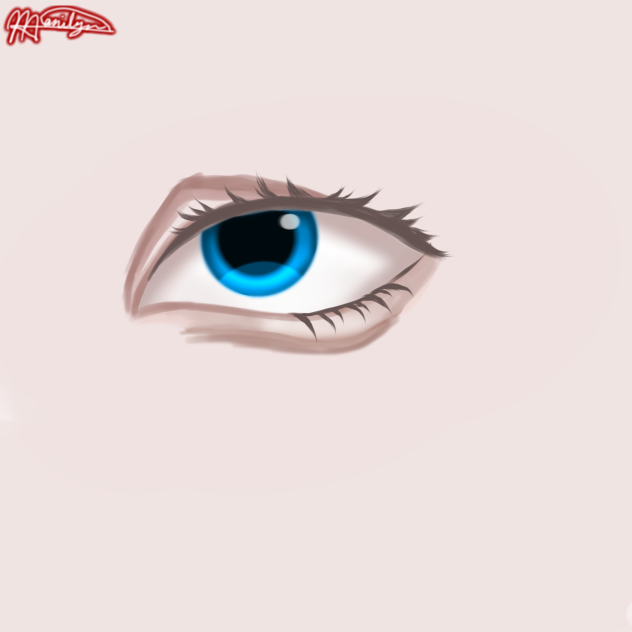 drawing a eyes