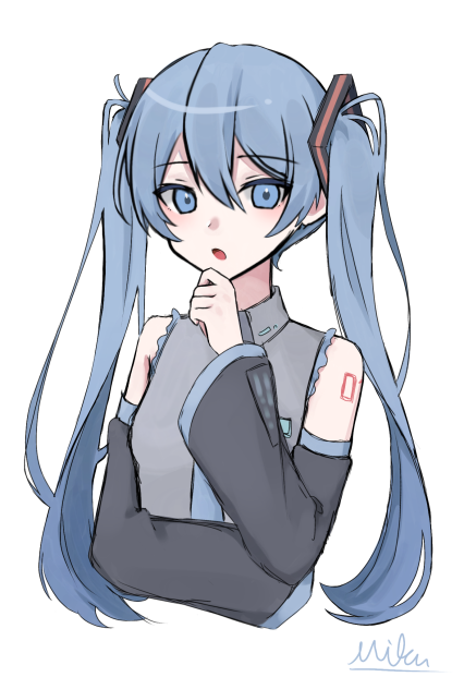 ミクさん落書き