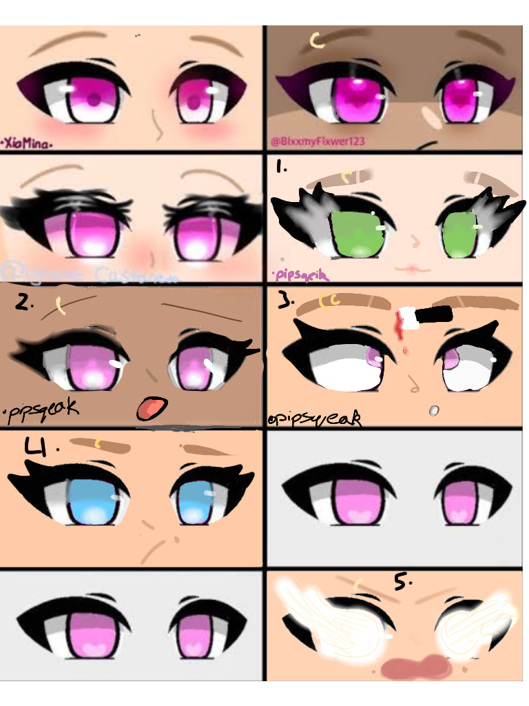 First ever editing eyes - ibisPaint