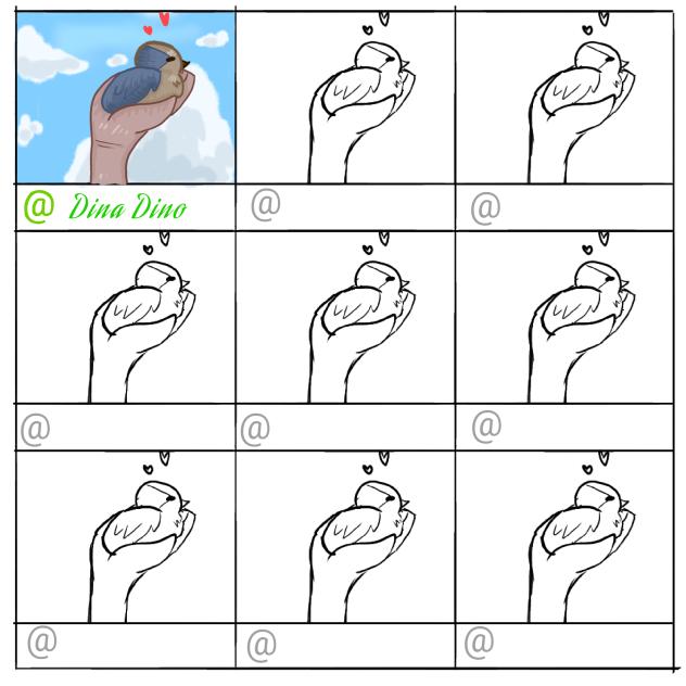birdy  collab! i draw the base!!!