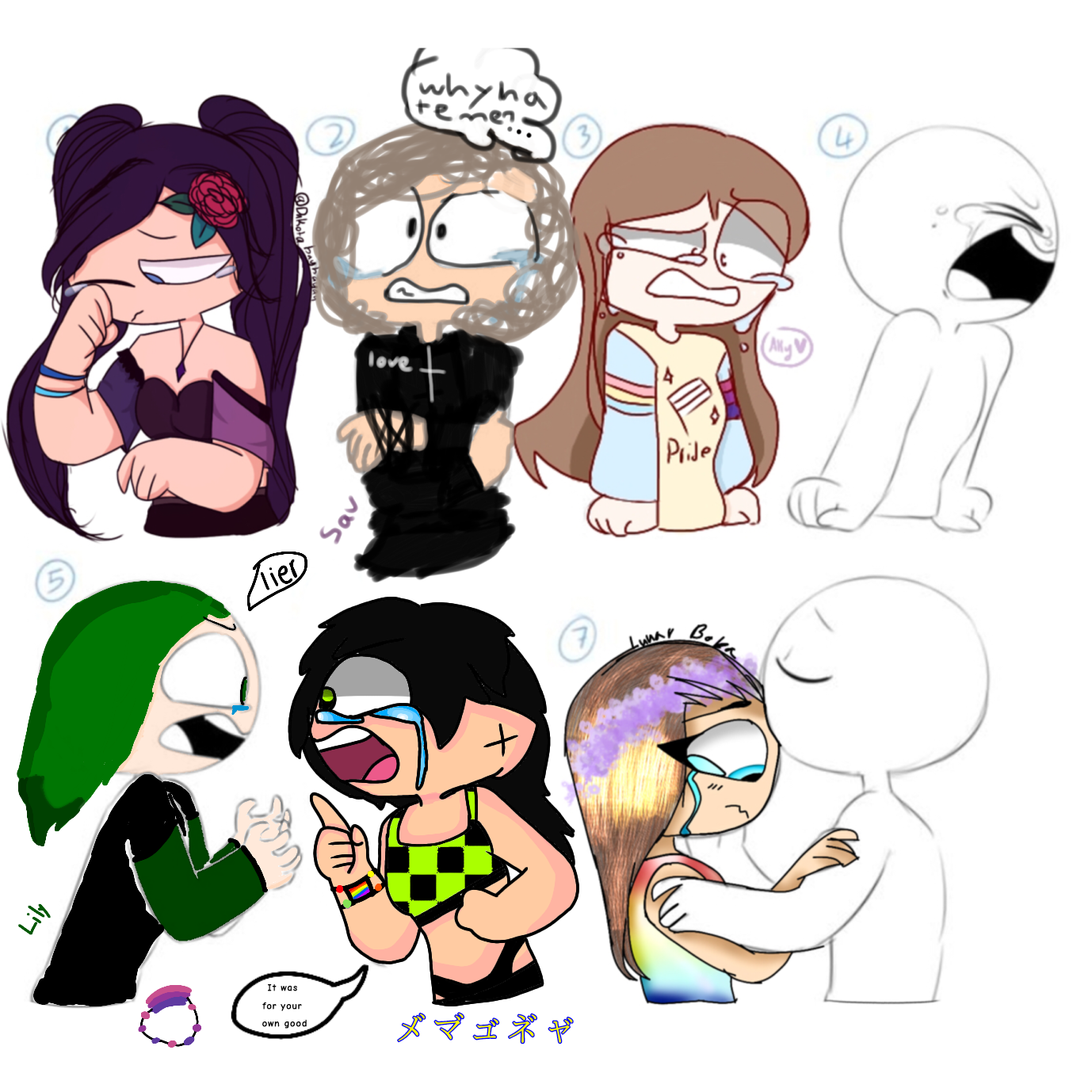 Crying collab - ibisPaint