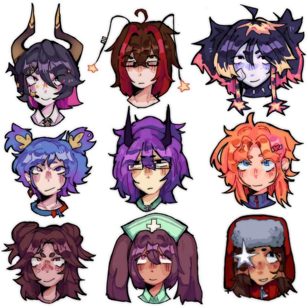 COOL PEOPLE STICKER SHEET!