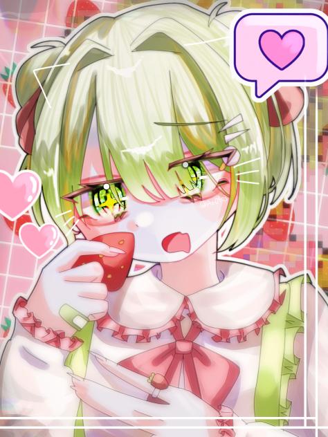 甘い時間と苺を