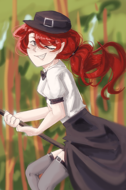 lazy drawing of mi an oc