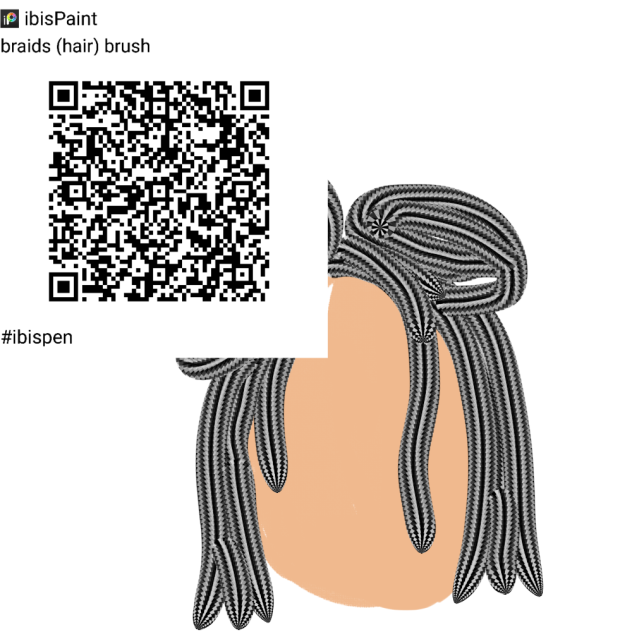 braids (hair) brush ibisPaint