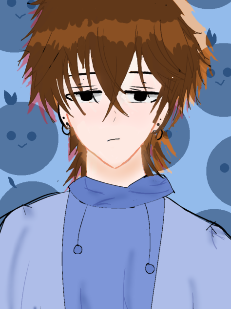 tried to draw an anime boi - ibisPaint