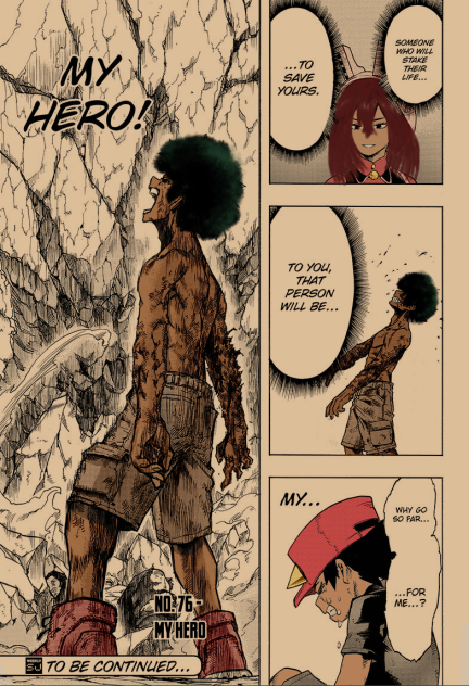 Izuku manga panel - Blacktober - ibisPaint