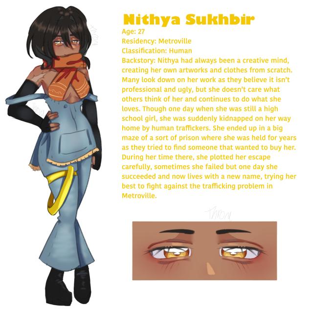 Nithya Sukhbir reference sheet