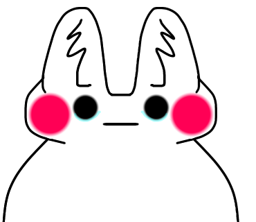 かないい表情をしたうさぎ