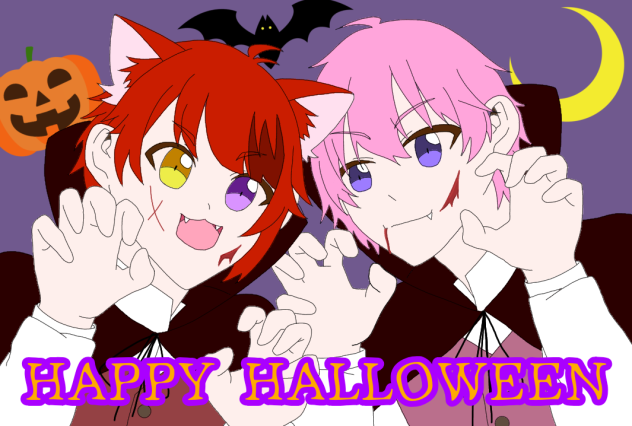 さとりぬ ハロウィンイラスト🎃