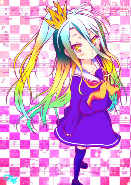 完成！(^-^)♪ ノーゲーム・ノーライフ 白 塗らせていただきました