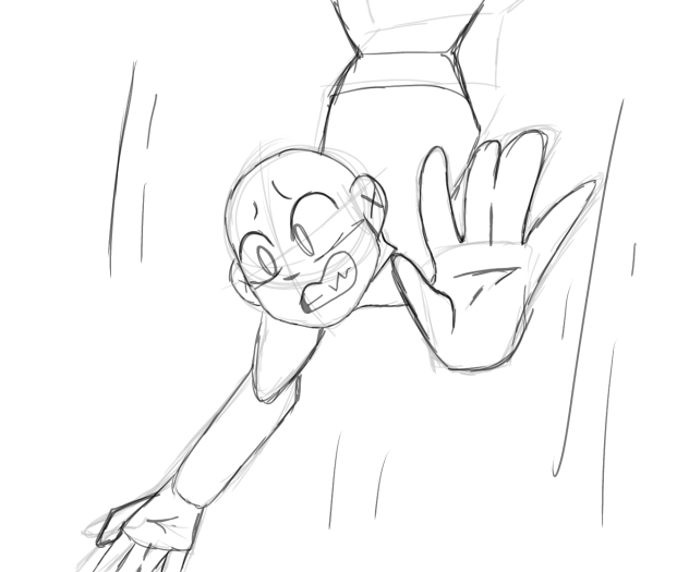 Falling sketch