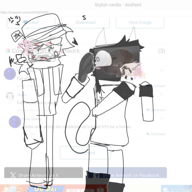 Me and vanilla cuz yes