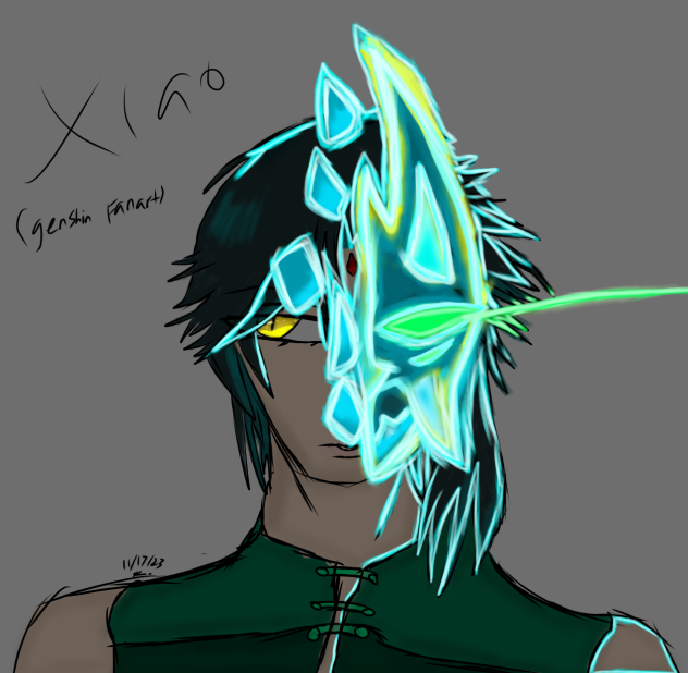 Xiao(genshin impact fanart)