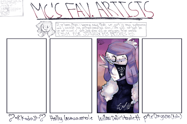 MC’s fave artists
