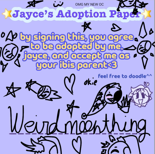 I'm adopted yay