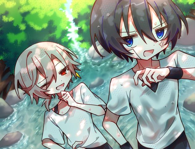 水遊び