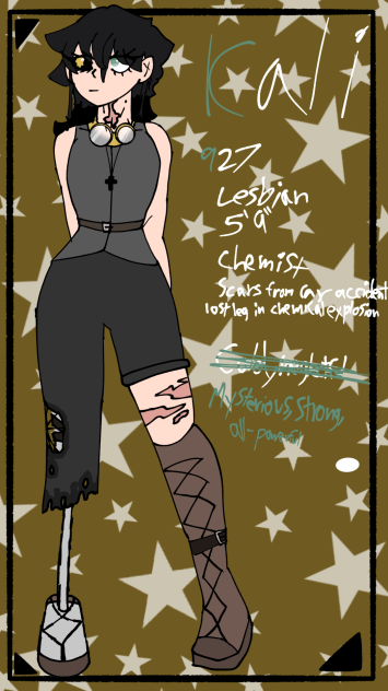 Not your usual character (base used)