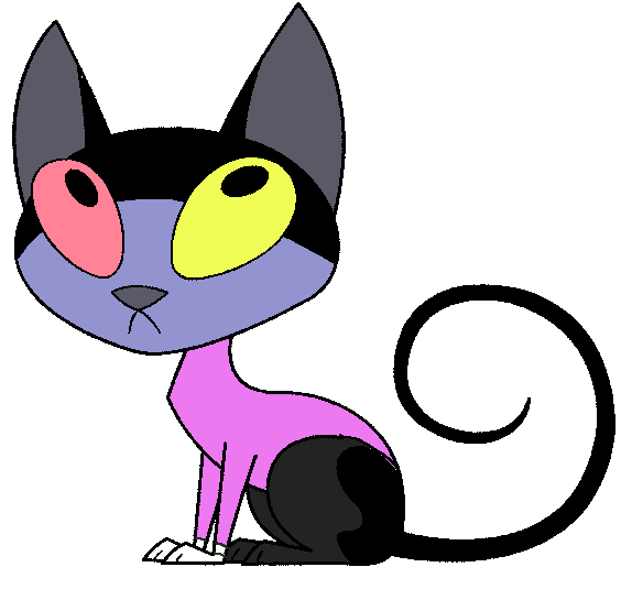 Joey as Kat.