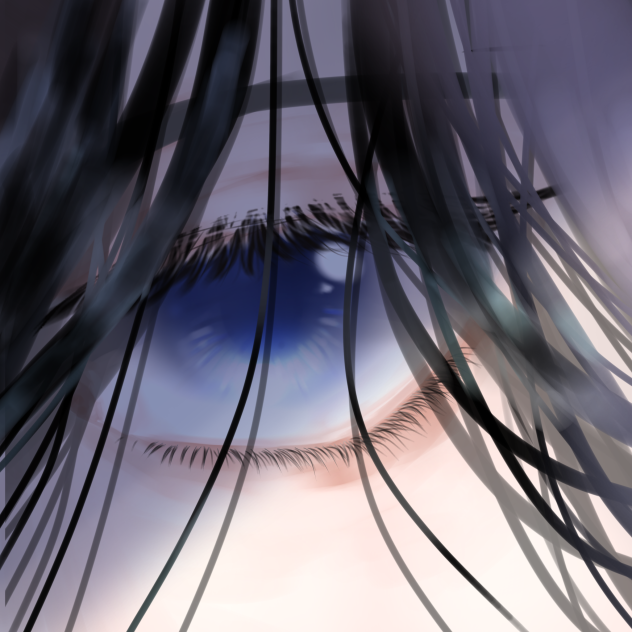 eyes blue - ibisPaint