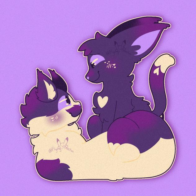 Ravenpaw x Barley 💜💛