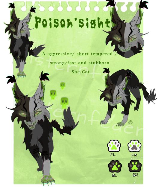 Poison'sight WarriorCats OC