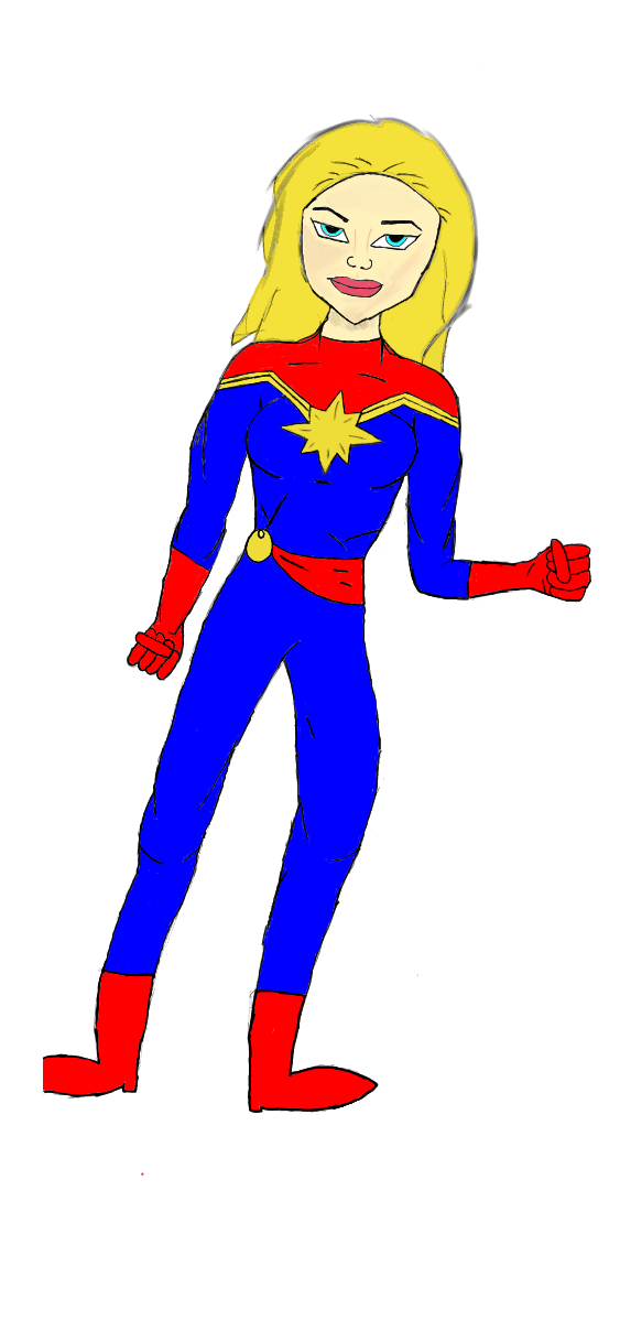 Captain Marvel - ibisPaint