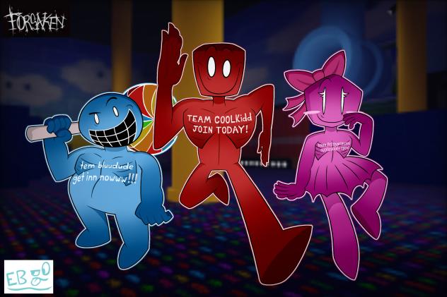 Forsaken Coolkidd, Bluedude and Pretty P