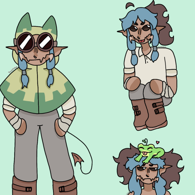 Nylan in different poses and outfits