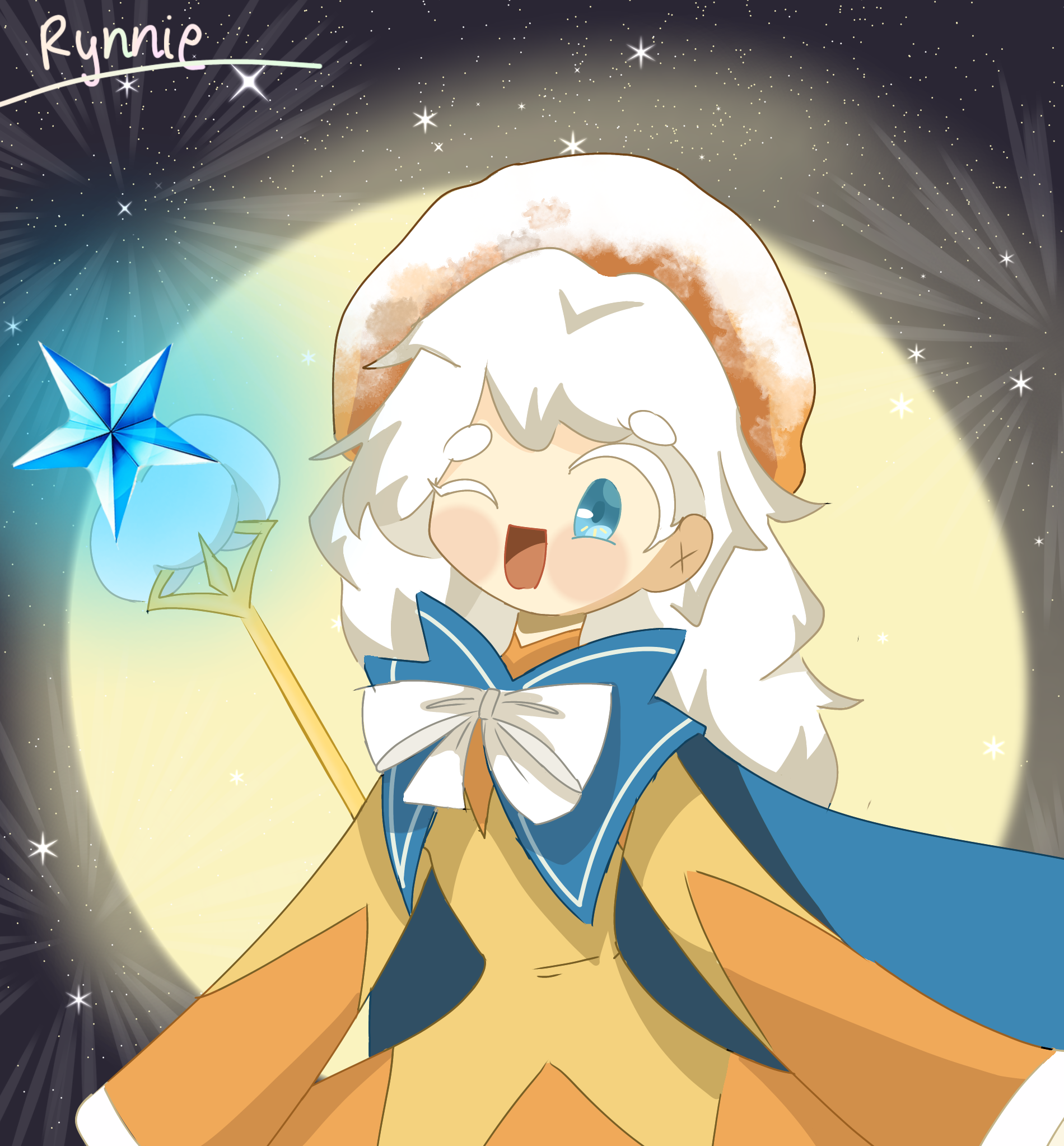 Cream puff cookie - ibisPaint