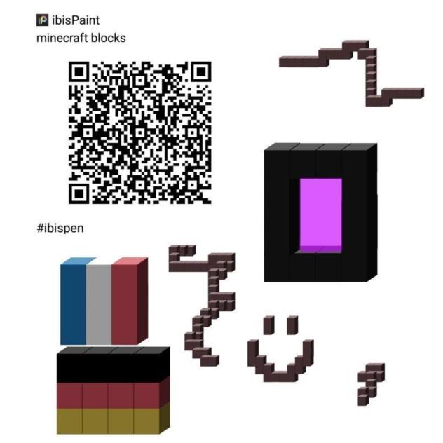 Minecraft blocks brush 🖌️