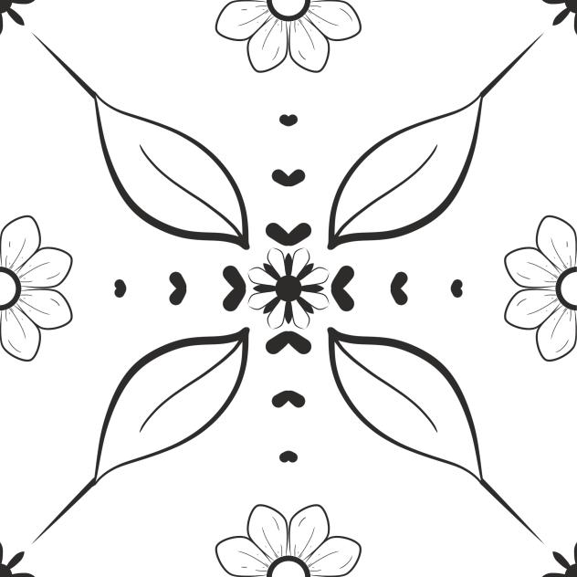 Batik Floral Line