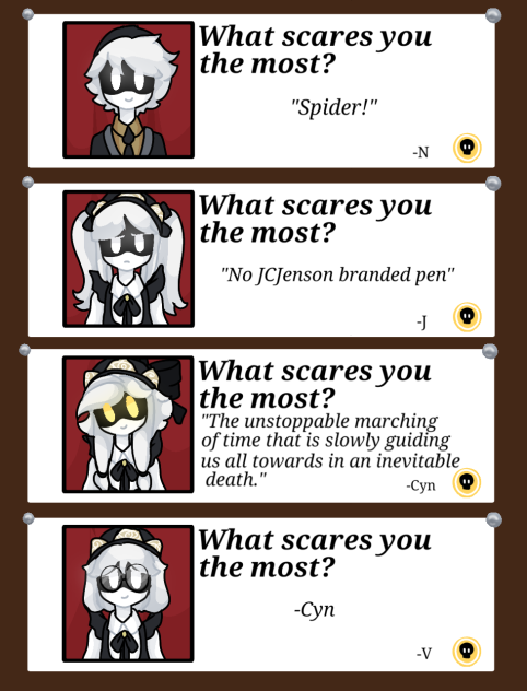 what scares you the most