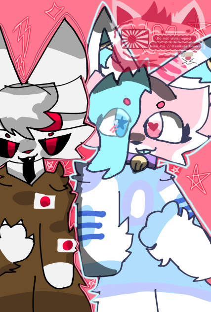 More art with my bestie😺
