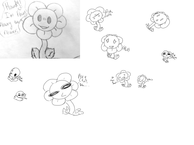 Some random floweys - ibisPaint