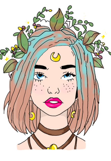 Witch drawn by Amal