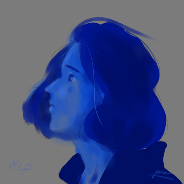 blue. (wip) - ibisPaint