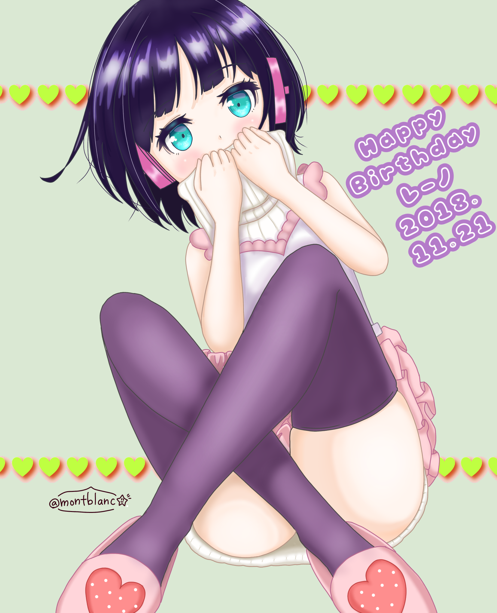 駅メモ 八雲レーノ 誕生日イラスト2018 - ibisPaint