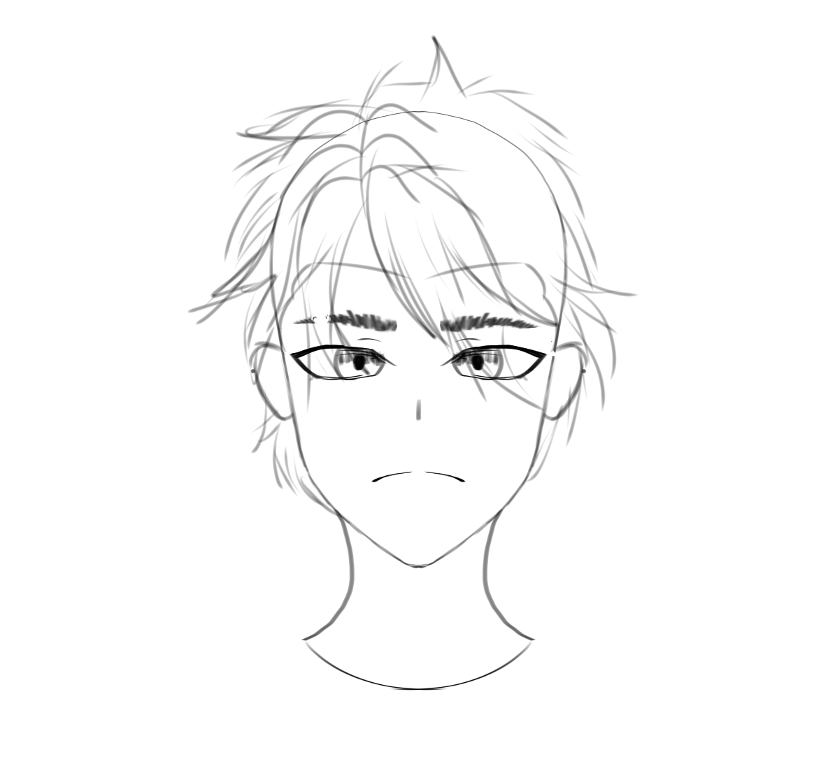 hair practice - ibisPaint
