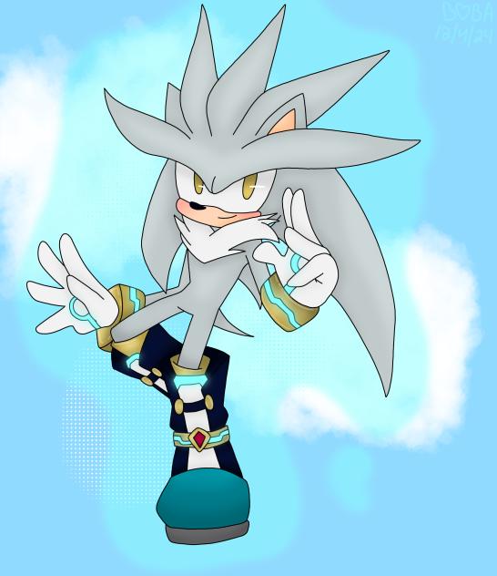 🩵🩶🤍Silver The Hedgehog🤍🩶🩵
