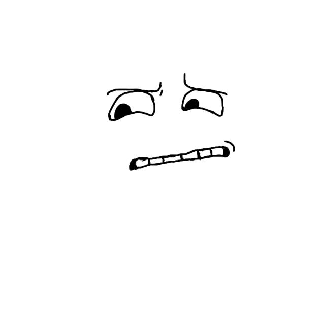 From a roblox face idk I’m bored