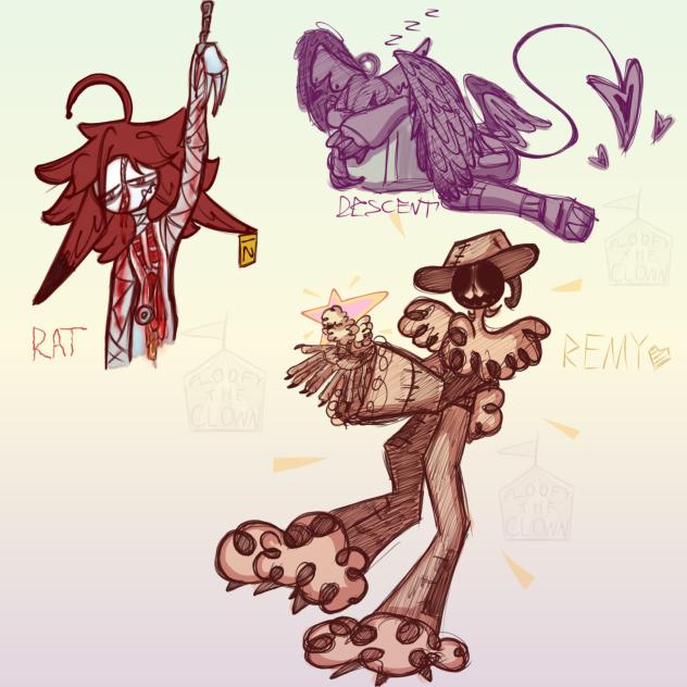 (tw gore) OC  doodles