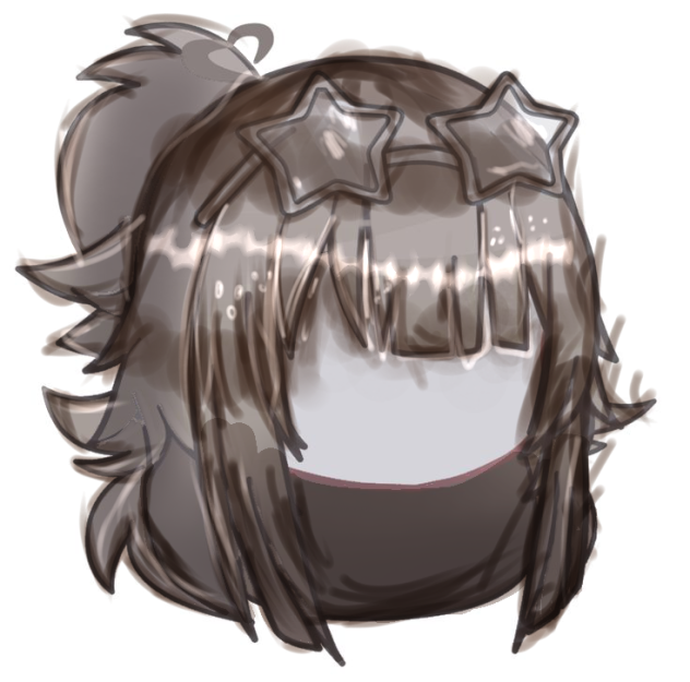 gacha hair shading